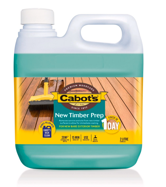 Cabot's New Timber Prep 2L