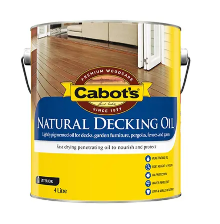 Cabot's Natural Decking Oil 4L