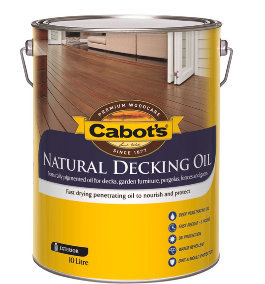Cabot's Natural Decking Oil 10L