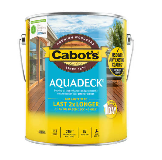 Cabot's AquaDeck- Natural 4L