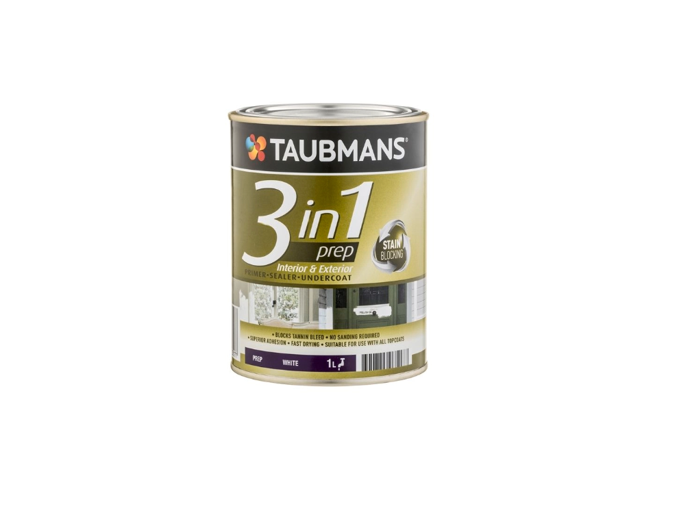 Taubmans 3in1 Primer/Sealer/Undercoat 1L- White