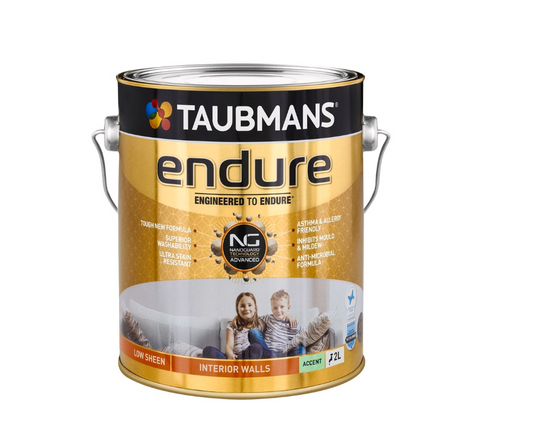Taubmans Endure Interior Paint 2L- Accent Low Sheen