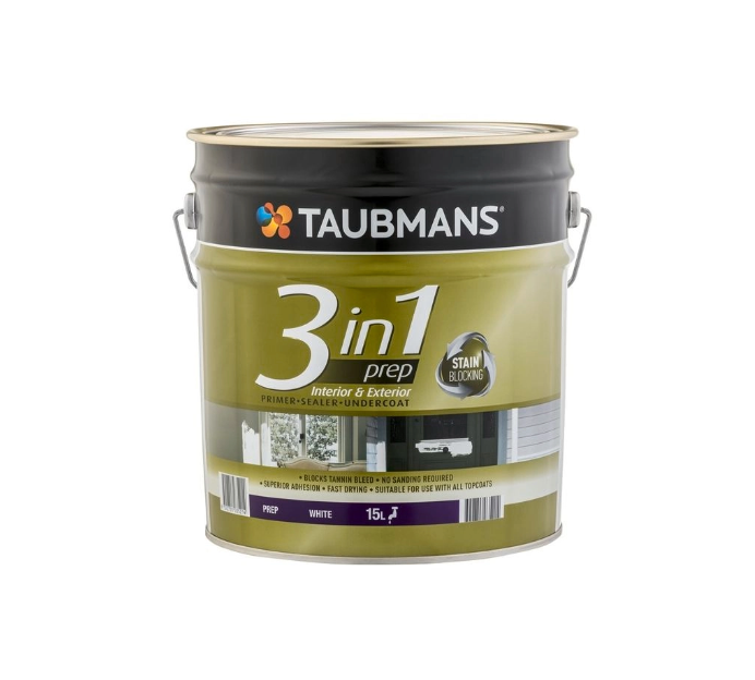 Taubmans 3in1 Primer/Sealer/Undercoat 15L- White