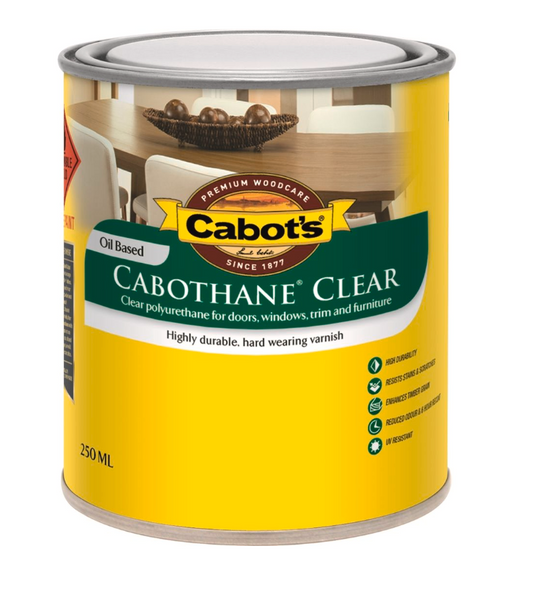 Cabot's Cabothane Clear Oil Based- Gloss 250ml