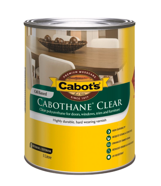 Cabot's Cabothane Clear Oil Based- Gloss 1L