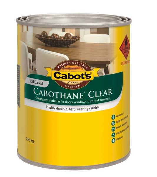 Cabot's Cabothane Clear Oil Based- Sation 500ml