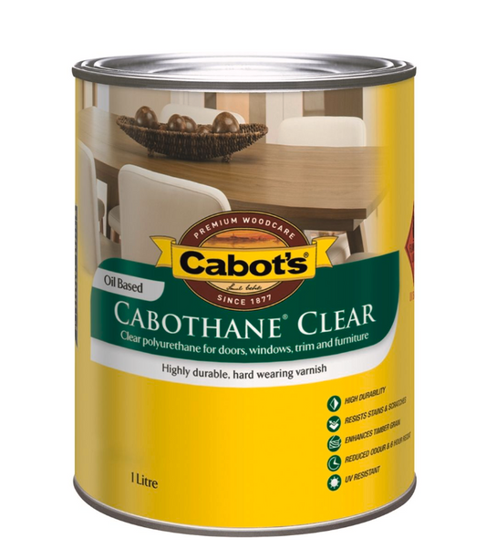 Cabot's Cabothane Clear Oil Based- Satin 1L