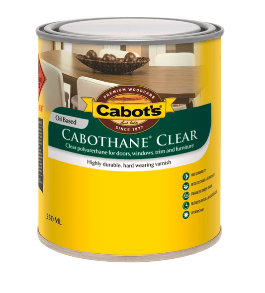 Cabot's Cabothane Clear Oil Based- Matt 250ml