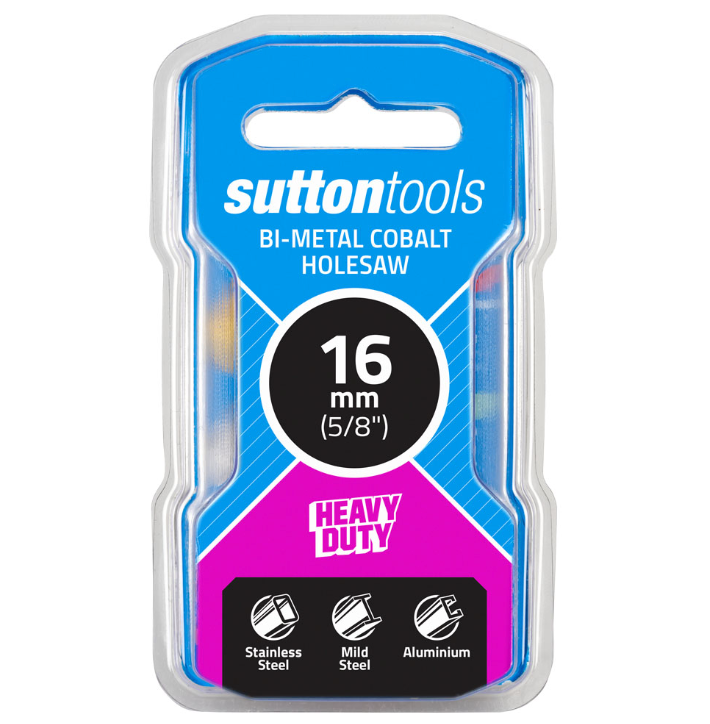 Sutton Bi-Metal Cobalt Holesaw 16mm