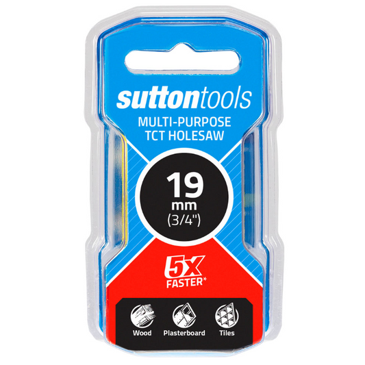 Sutton TCT Multi-Purpose Holesaw 19mm