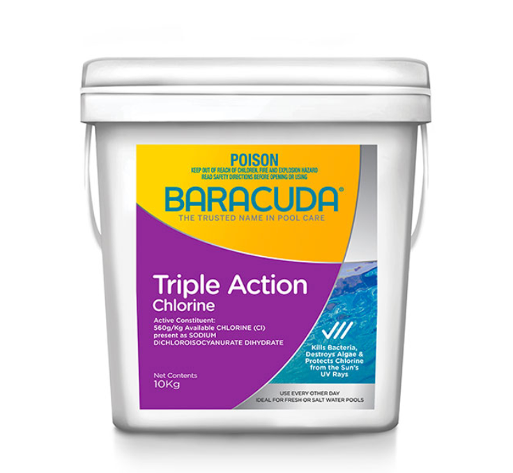 Triple Action Chlorine 10kg Baracuda