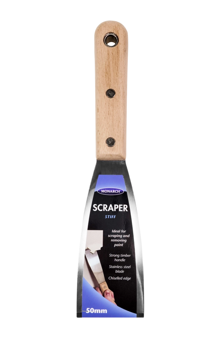Monarch Timber Handle Scraper Stiff 50mm – Village Hardware
