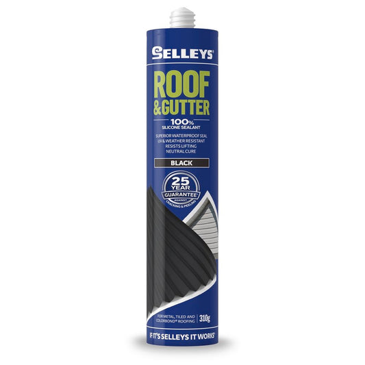Selleys Roof & Gutter 310g- Black