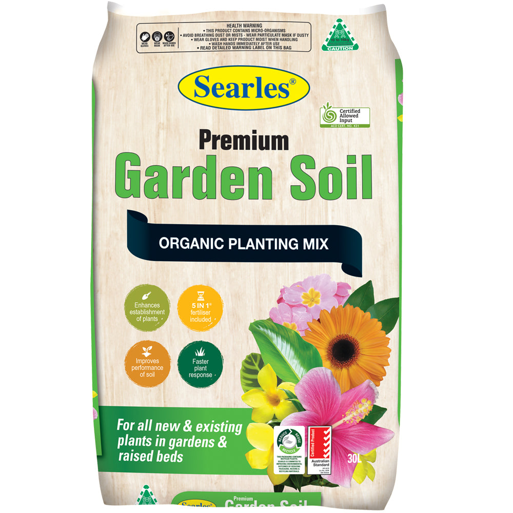 Searles Premium Organic Garden Soil 30L