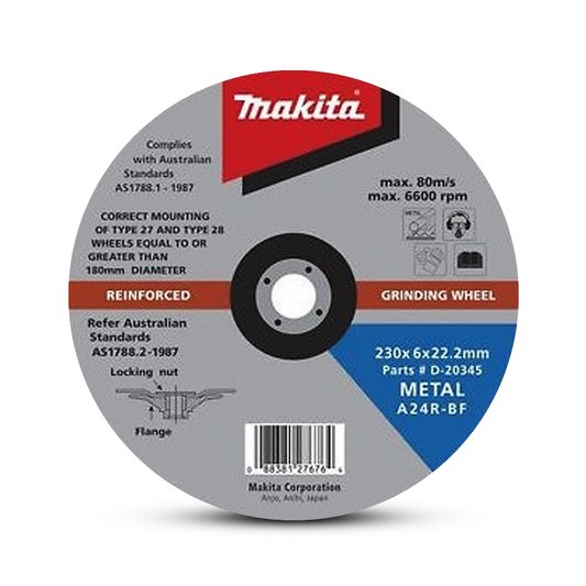 Makita Metal Grinding Disc 230x6x22.23mm