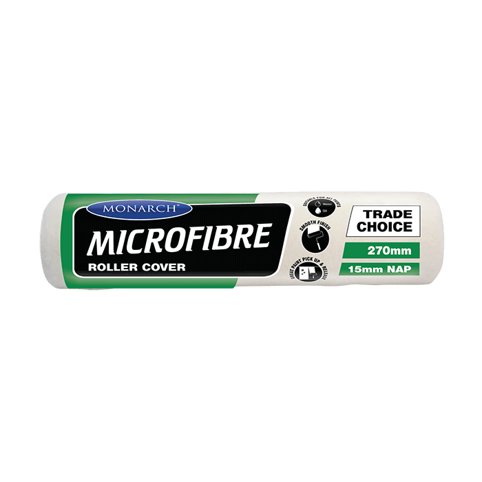 Monarch Microfibre Roller Cover 15mm Nap 270mm
