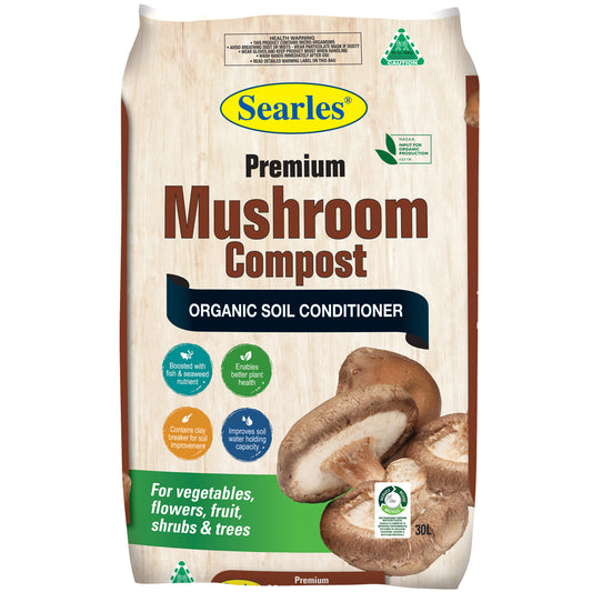 Searles Premium Organic Mushroom Compost 30L